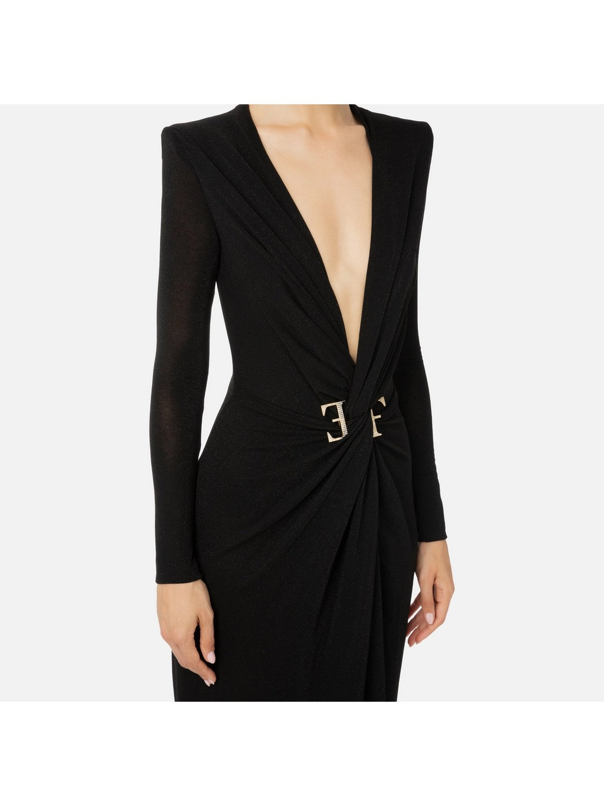 ELISABETTA FRANCHI Robe pour femme AB72447E2 110 Noir