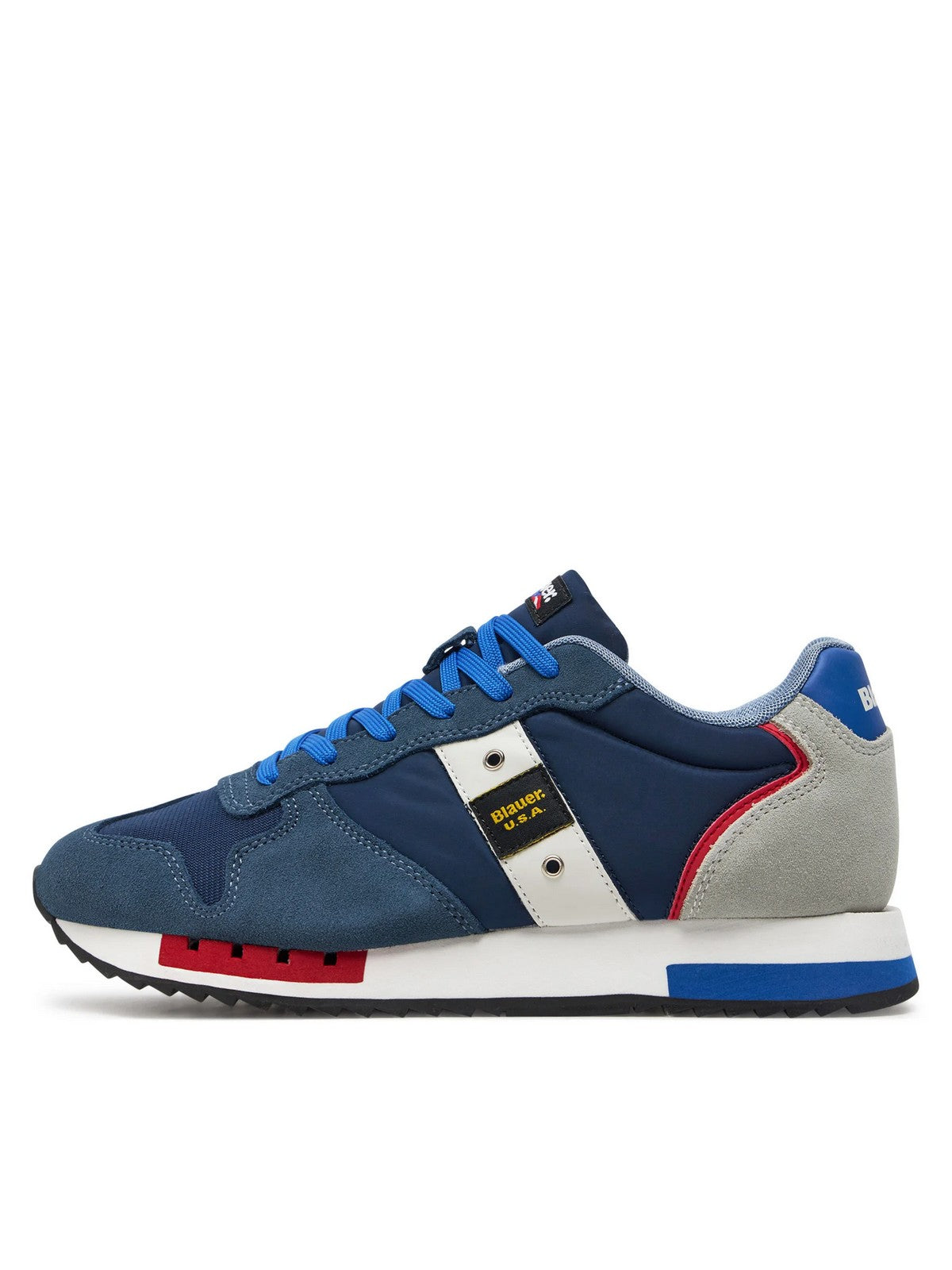 BLAUER Hommes Sneaker QUEENS01 S4QUEENS01/MES NVY/ROY Bleu