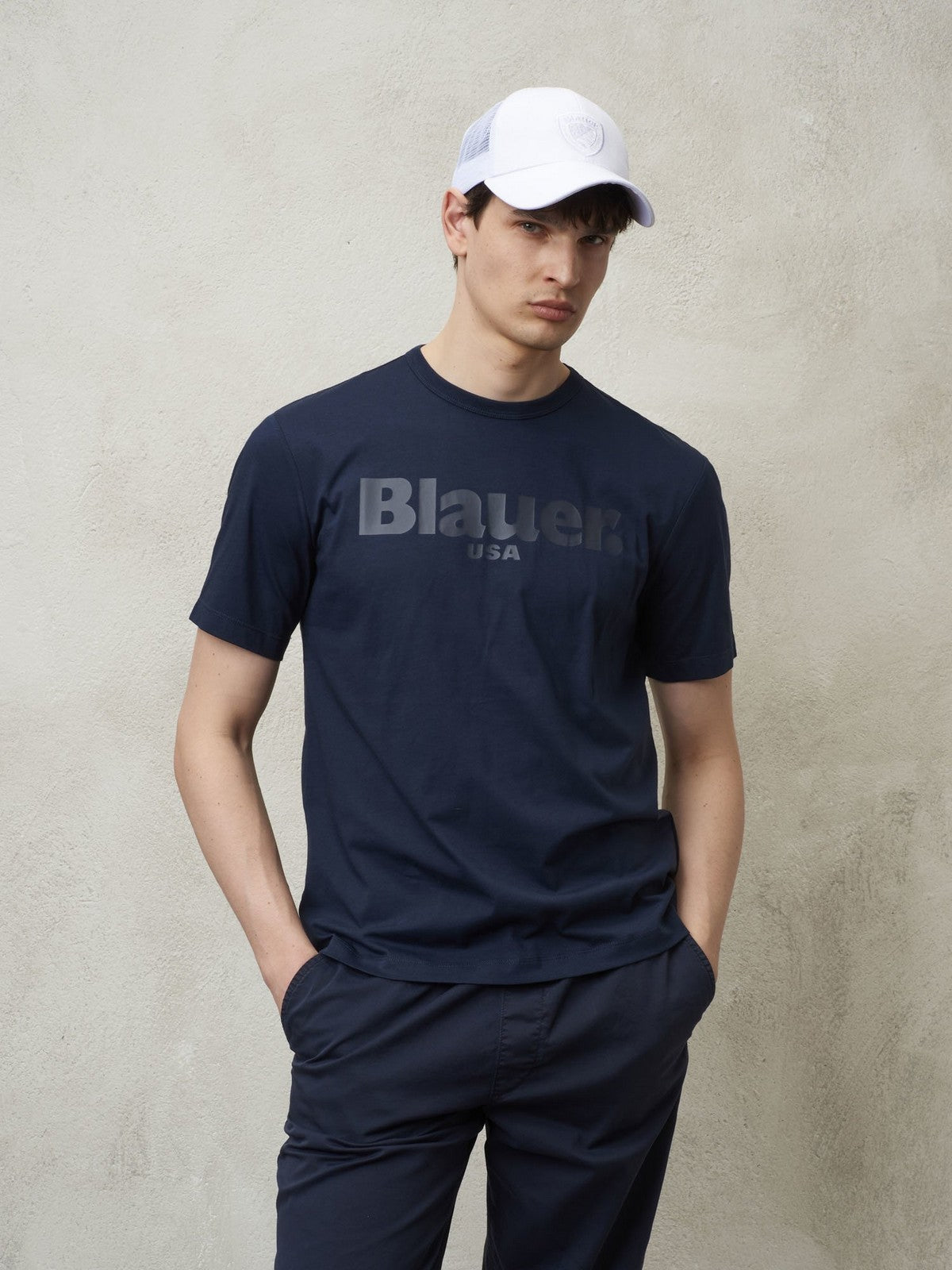 BLAUER T-Shirt et polo pour hommes 24SBLUH02142 004547 888 Bleu