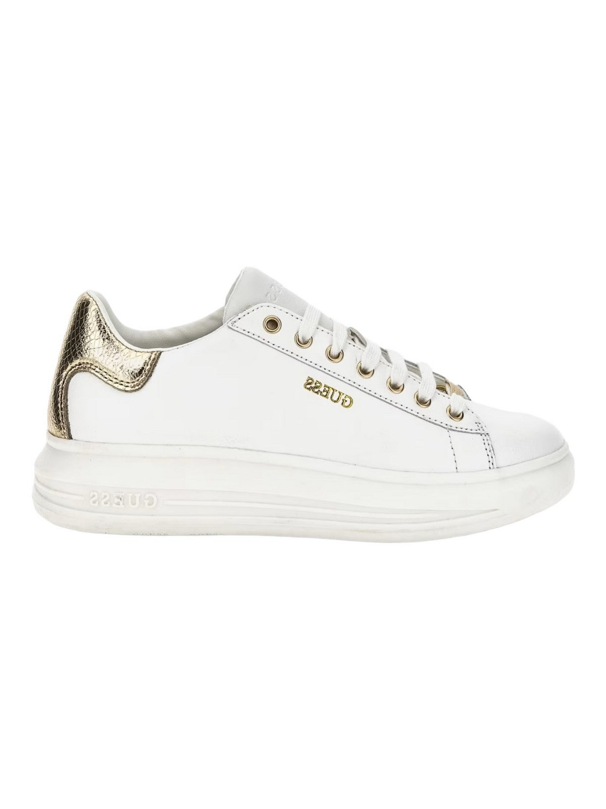 GUESS Femme Sneaker Vibo FL8VIB LEA12 WHIGO Blanc