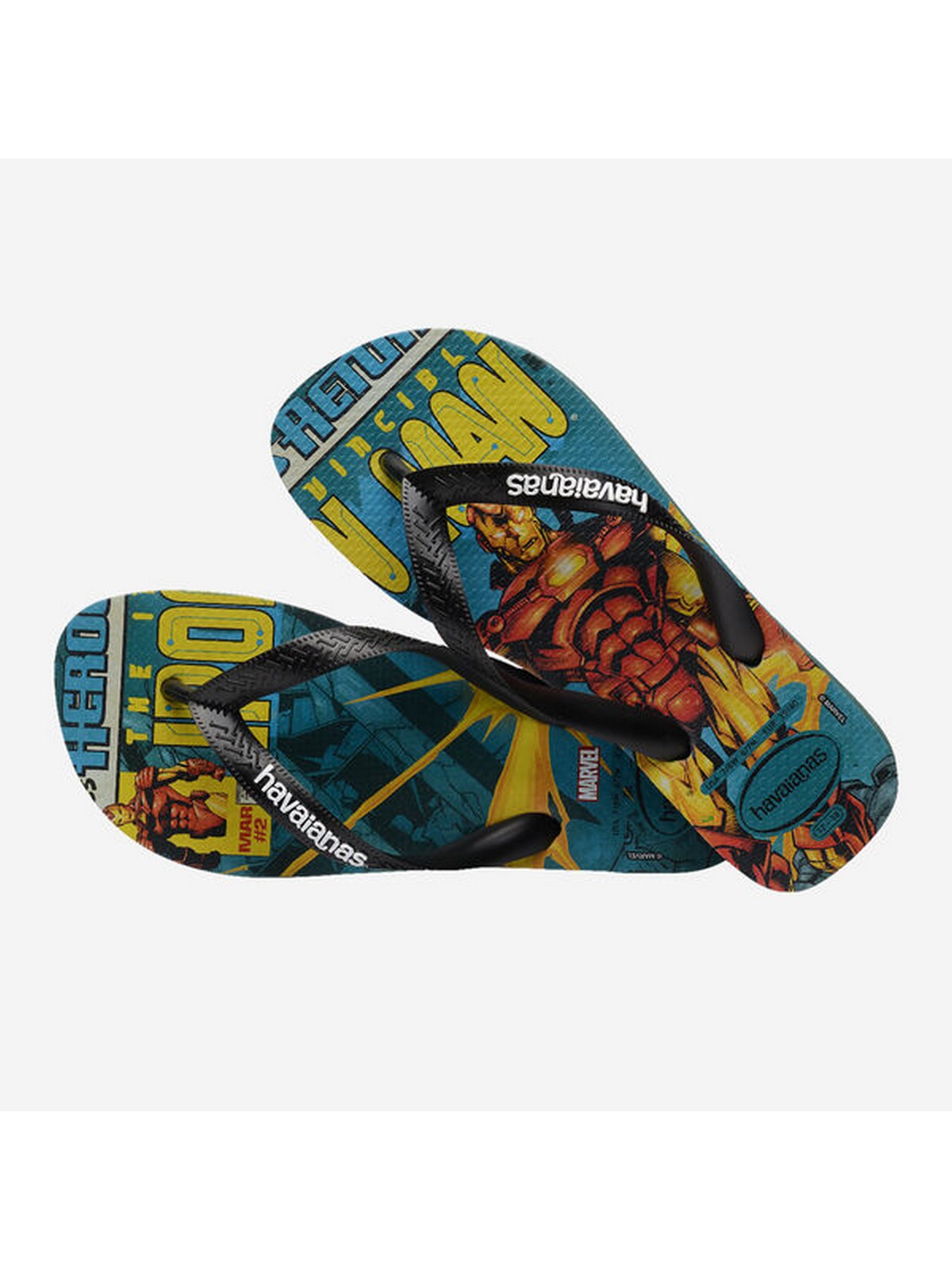 Tongs HAVAIANAS Hommes Hav. Top Marvel Classic 4147012.5266 Vert