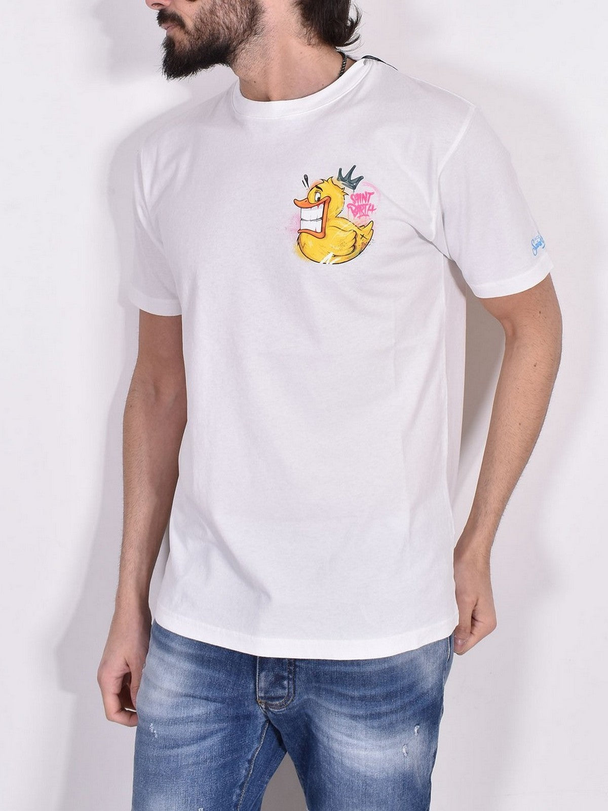MC2 SAINT BARTH T-Shirt et Polo Homme TSHIRT MAN 02859F Blanc