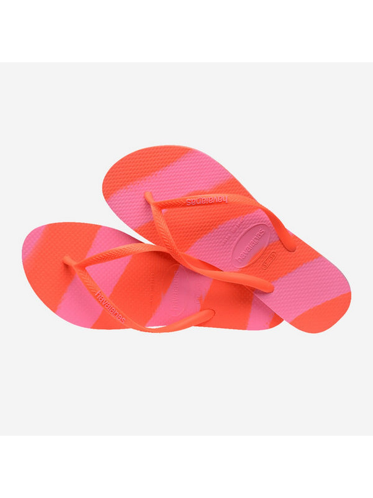 HAVAIANAS Tongs pour femmes Hav. Slim Color Fun 4149323.5572 Rouge