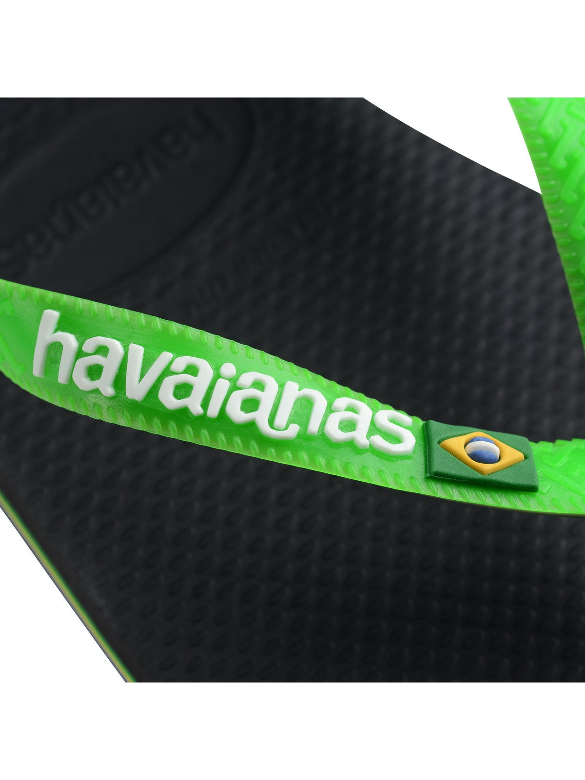 Tongs unisexes adultes HAVAIANAS Hav. Brasil mix 4123206.8075 Noir