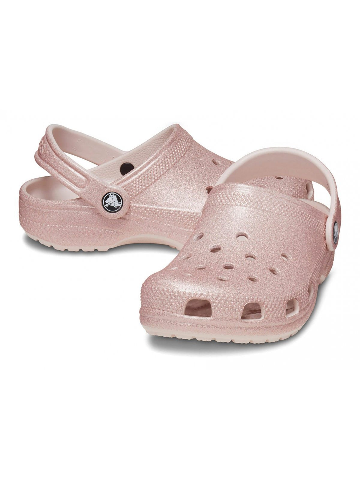 CROCS Enfants et Filles Classic Glitter Clog T 206992 6WV Rose