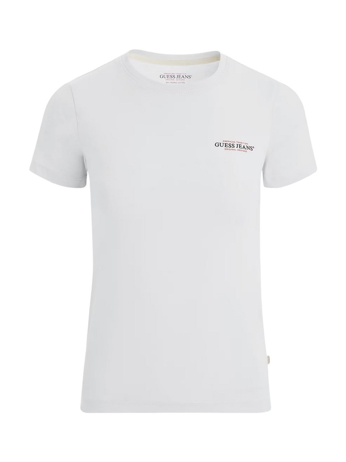 GUESS T-shirt et polo pour femmes GJ SS CN SLIM MINI AMERICA TEE W4YI02 J1314 G011 White