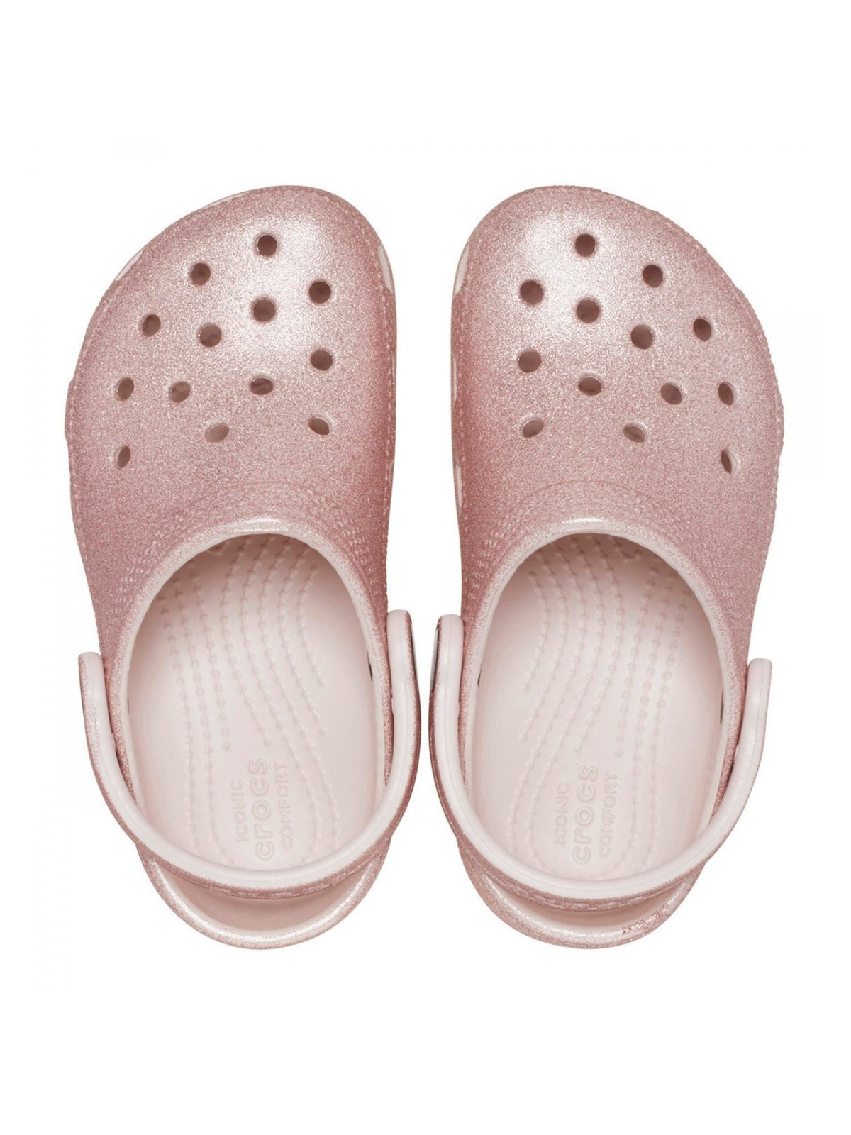 CROCS Enfants et Filles Classic Glitter Clog T 206992 6WV Rose