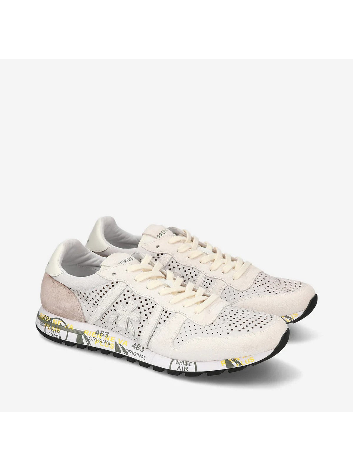 PREMIATA Hommes Sneaker ERIC VAR 6606 Blanc