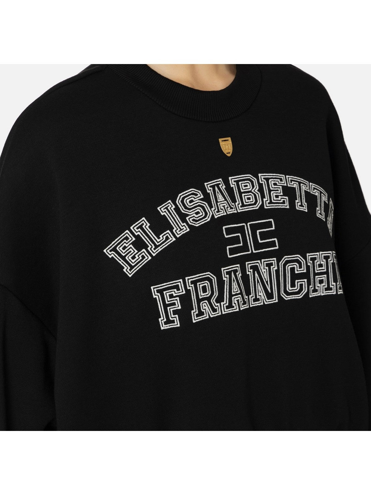 ELISABETTA FRANCHI Sweatshirt femme MD00346E2 110 Noir