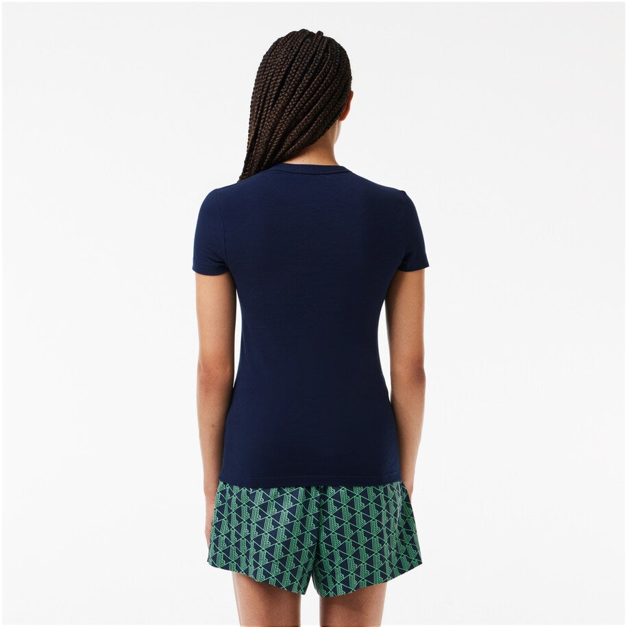 LACOSTE T-Shirt et polo pour femmes TF7218 166 Bleu