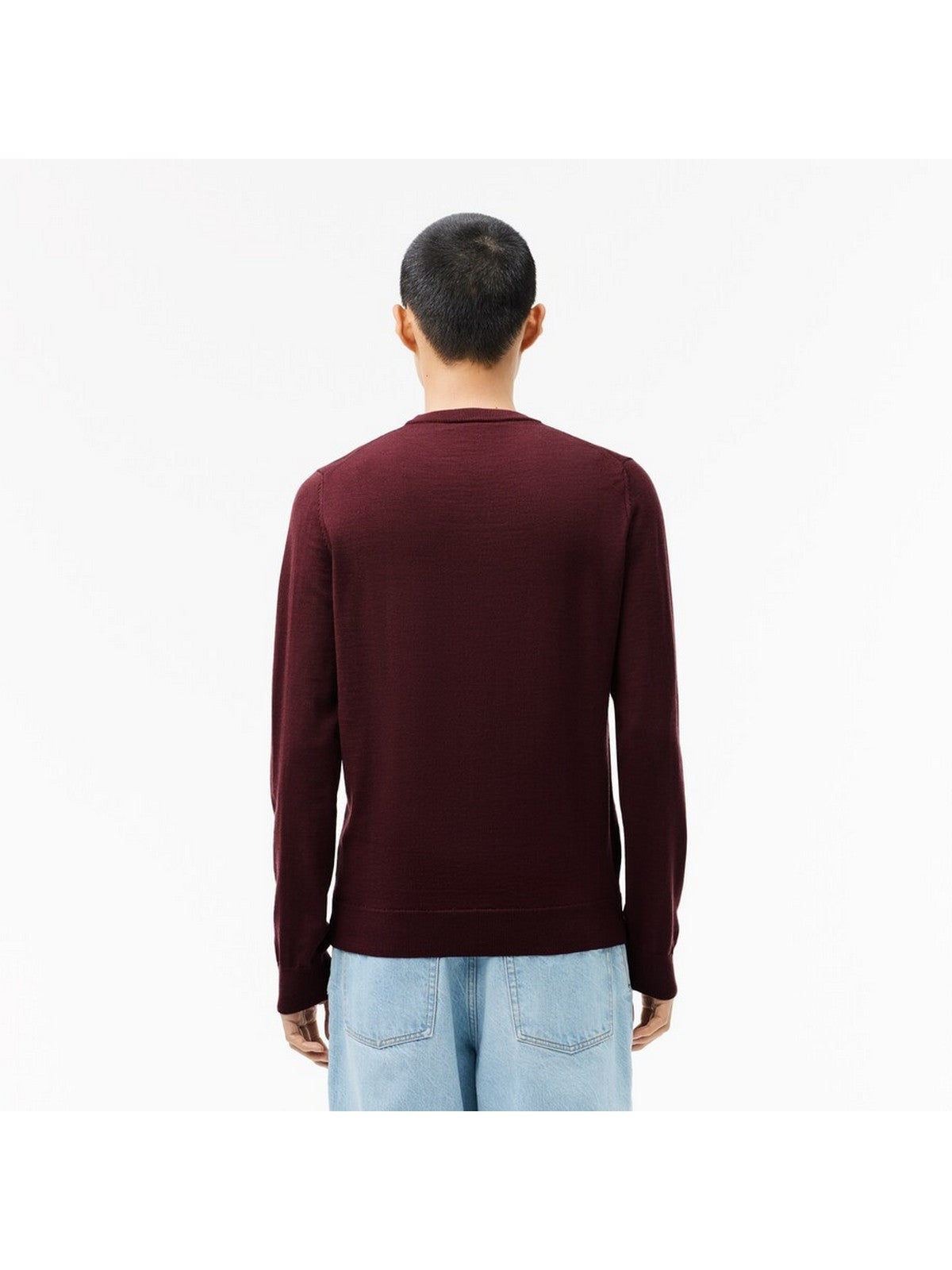 LACOSTE Hommes Pull AH1969 BZD Rouge