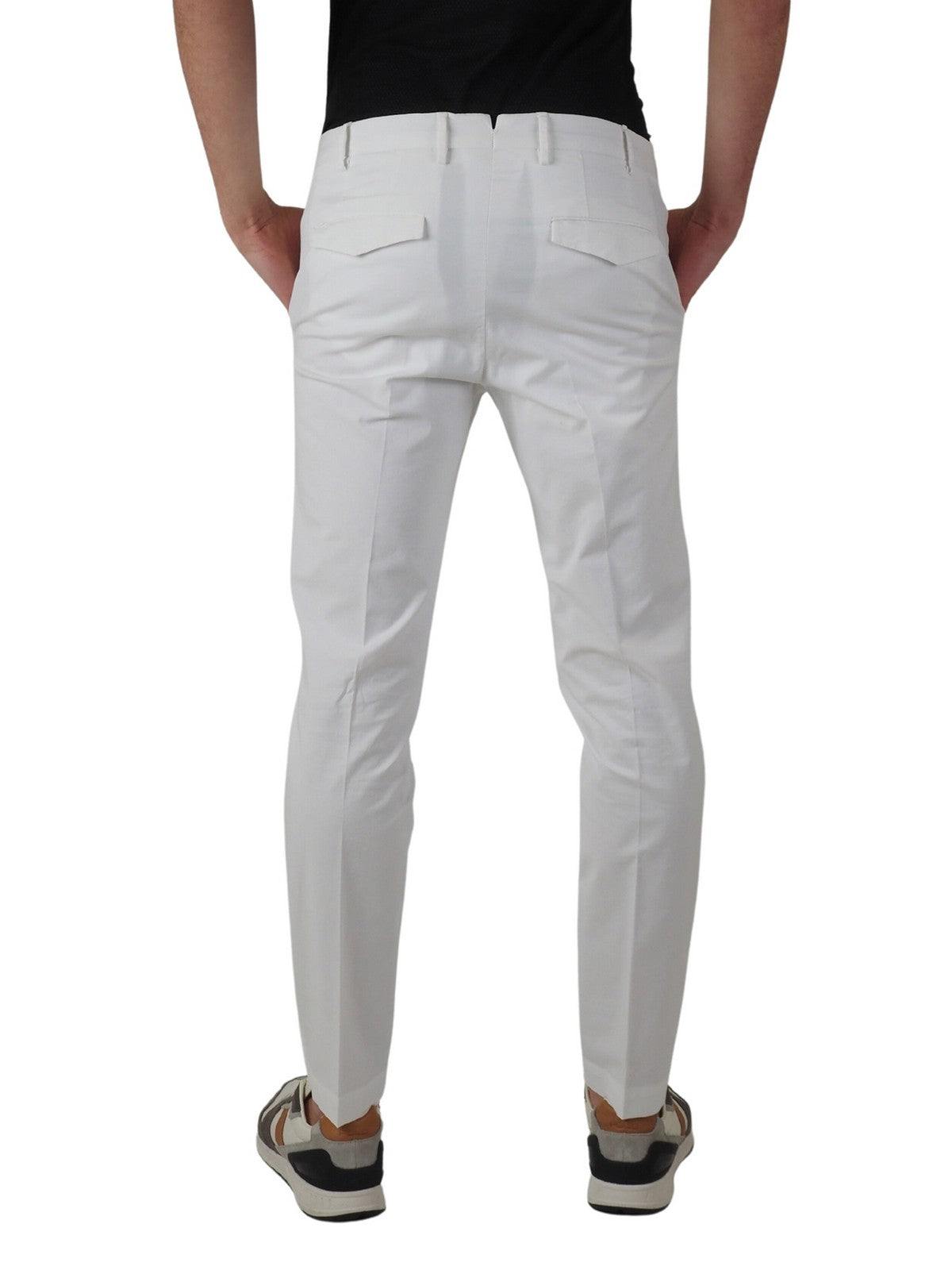 PT TORINO Hommes Pantalon Master COATMAZ00CL1 NU35 Y010 Blanc