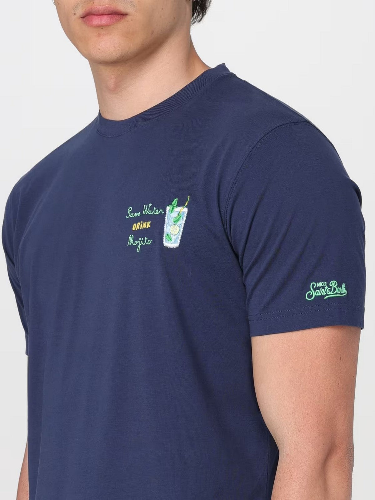 MC2 SAINT BARTH T-Shirt et Polo Hommes PORTOFINO 04122F Bleu