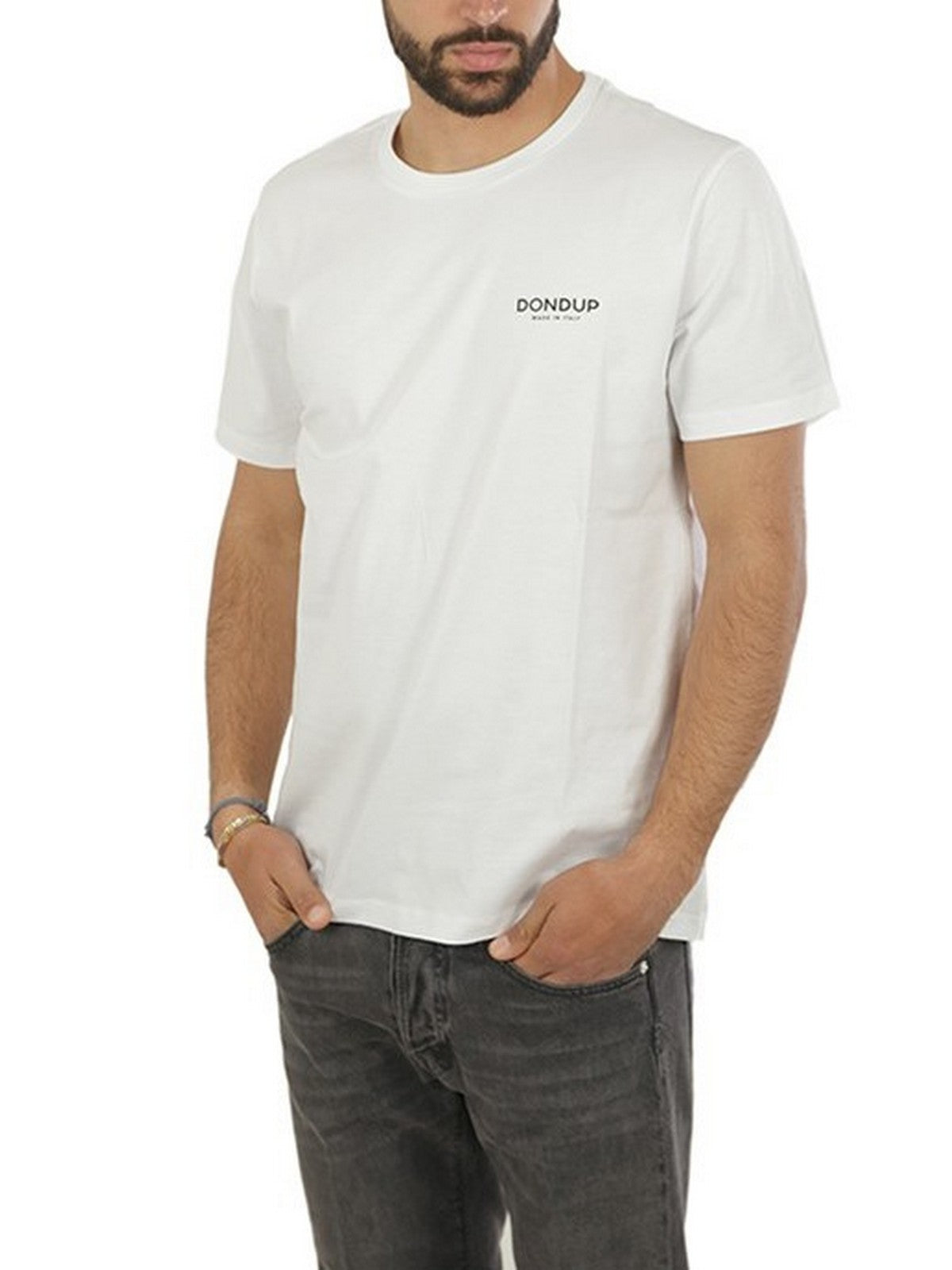 DONDUP T-Shirt et Polo Hommes US198 JF0309U HN5 000 Blanc