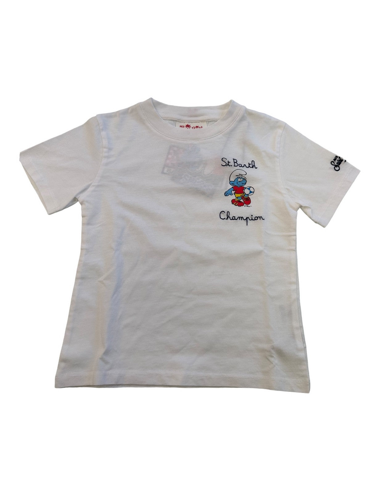 MC2 SAINT BARTH T-Shirt et Polo Kids and Boys TSHIRT BOY 03151F White