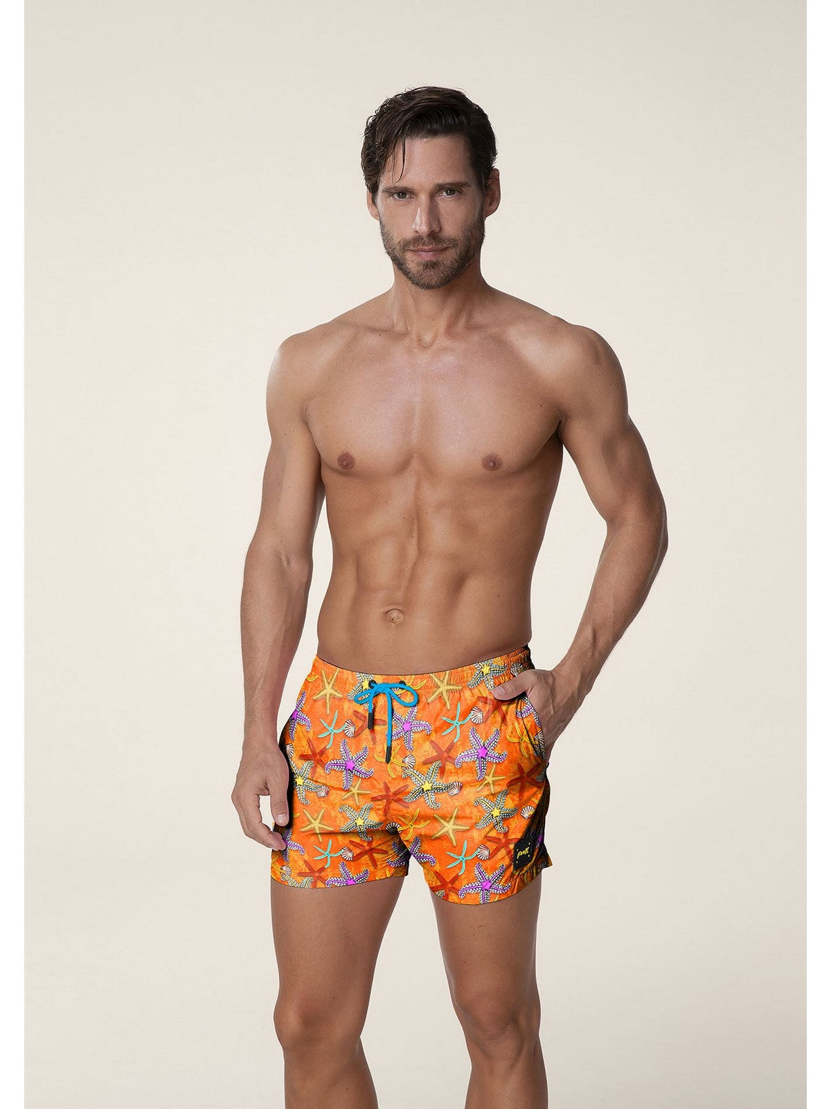 Maillot de bain F**K Hommes FK24-2040X04 Orange