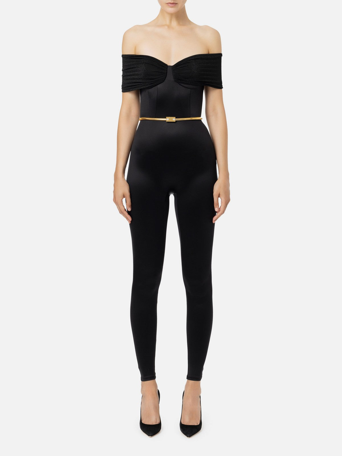 ELISABETTA FRANCHI Tracksuit Femme TU01847E2 110 Noir