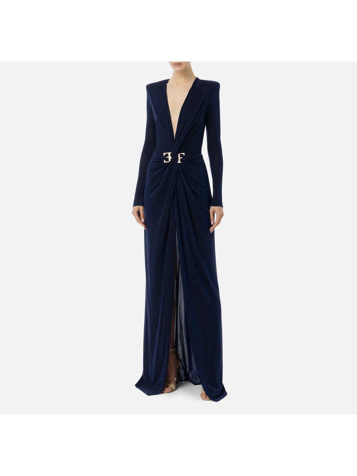 ELISABETTA FRANCHI Robe Femme AB72447E2 B75 Bleu