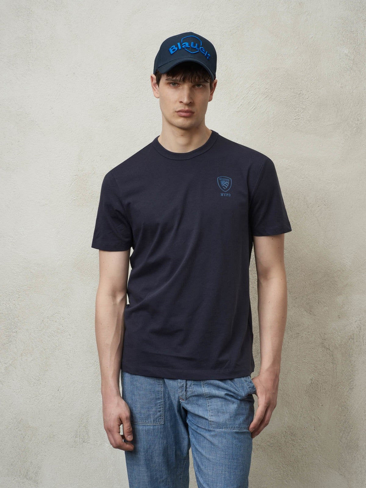 BLAUER T-Shirt et polo pour hommes 24SBLUH02143 004547 888 Bleu