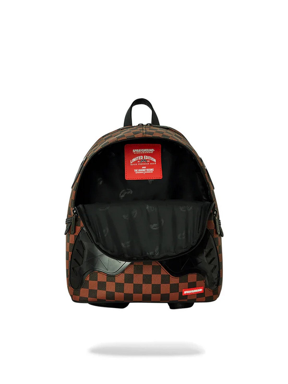 SPRAYGROUND Hommes SIP CLEAR SM EYES SAVAGE BACKPACK 910B6513NSZ Marron