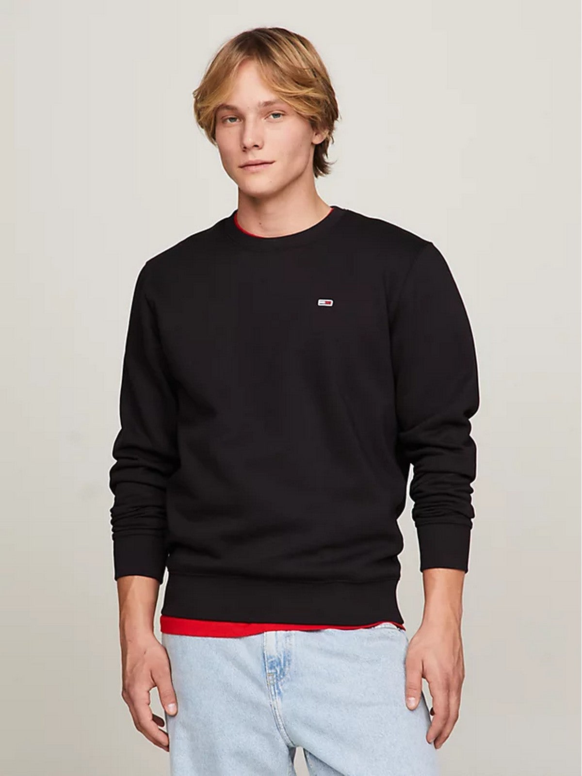 TOMMY HILFIGER Hommes Sweatshirt DM0DM09591 BDS Noir