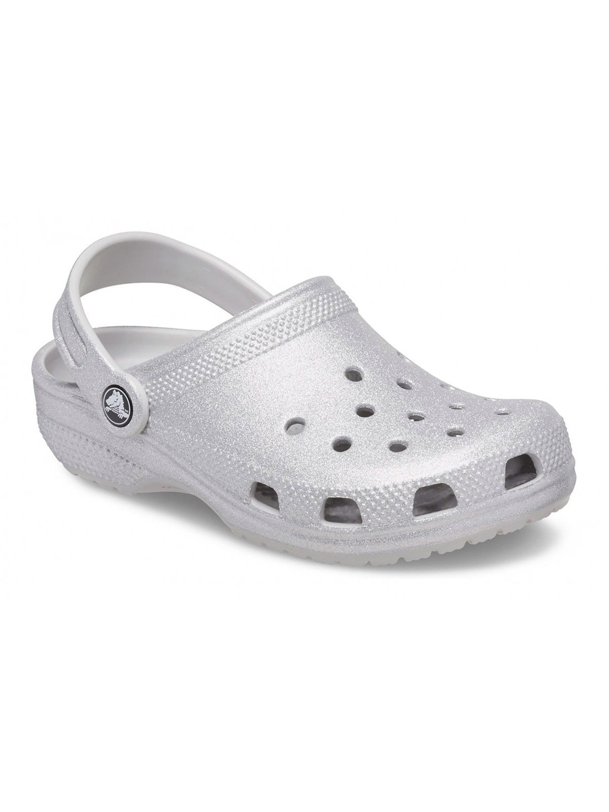 CROCS Enfants et Filles Classic Glitter Clog T 206992 0IC Argent