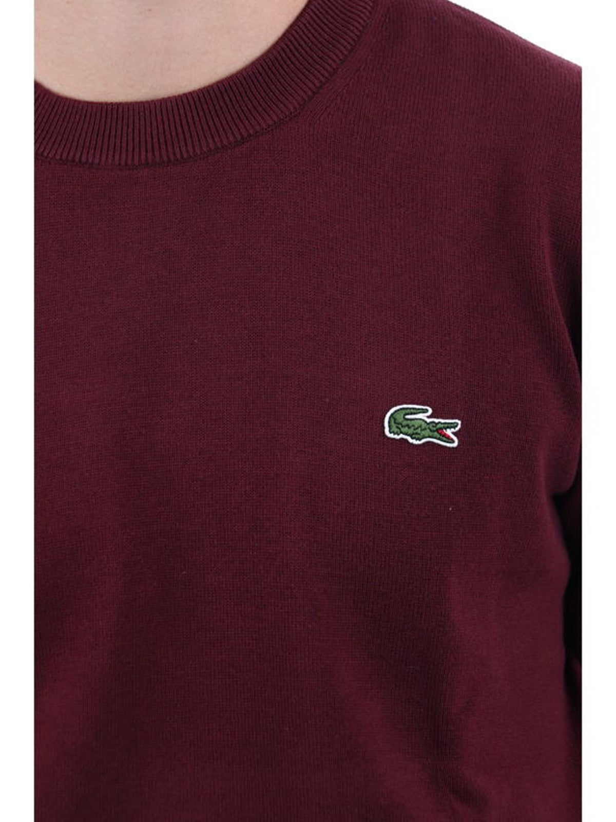 LACOSTE Hommes Pull AH0128 BZD Rouge