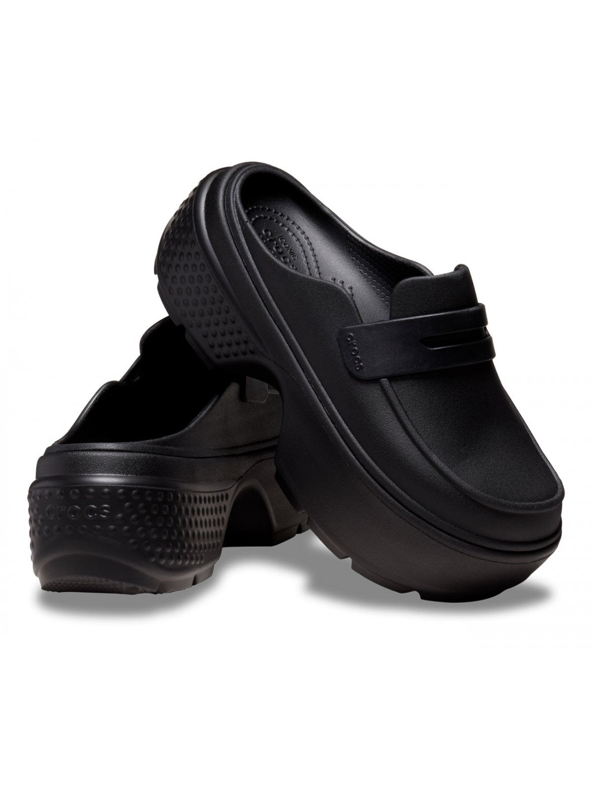 CROCS Mocassins Stomp pour femmes CR.209937 060 Noir