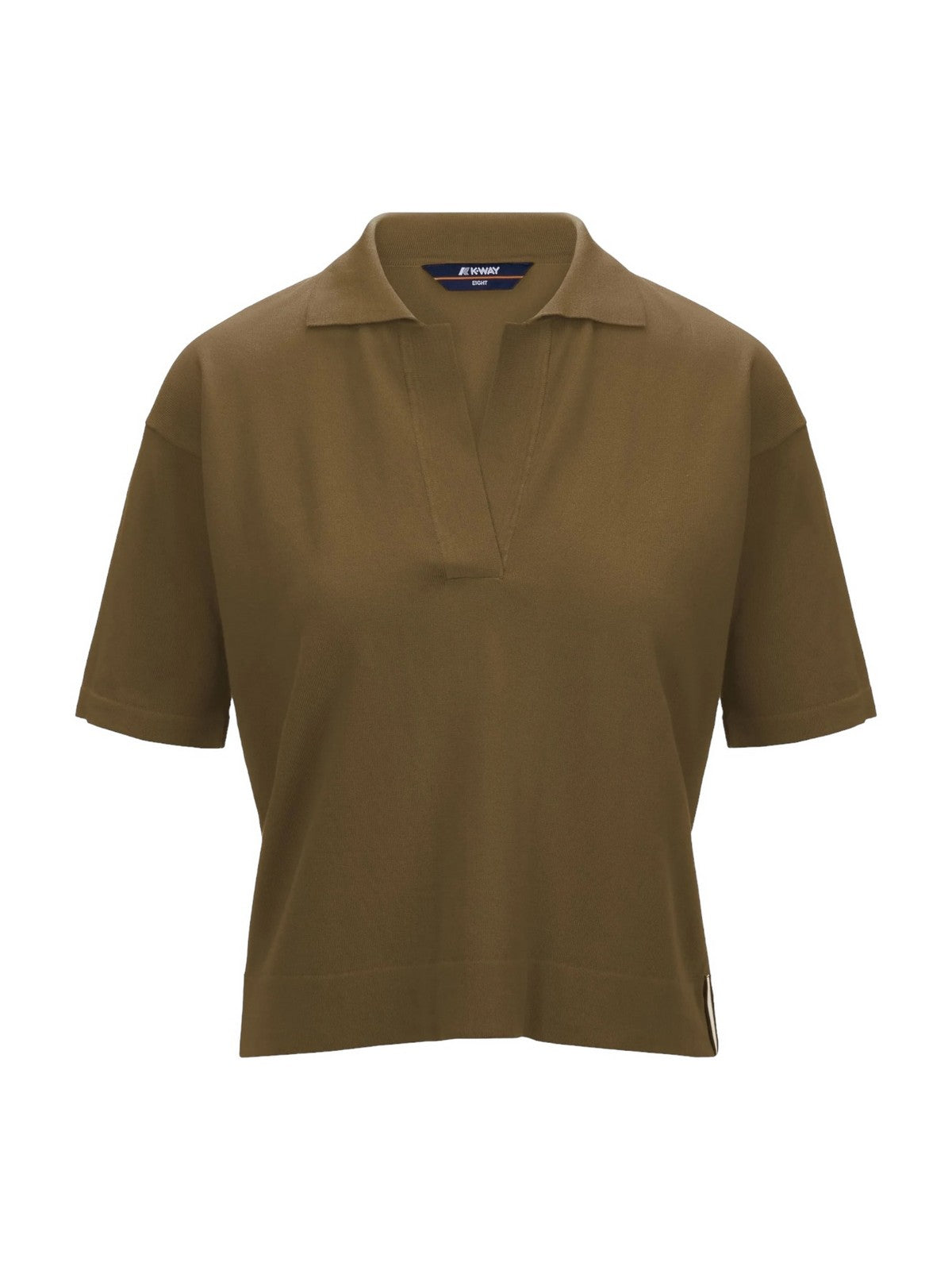 K-WAY T-shirt et polo pour femmes Marlhes K4123RW 045 Brown