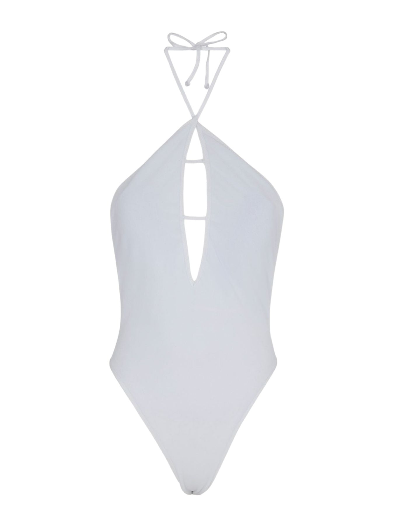 Maillot de bain pour dames F**K FK24-0112WH Blanc