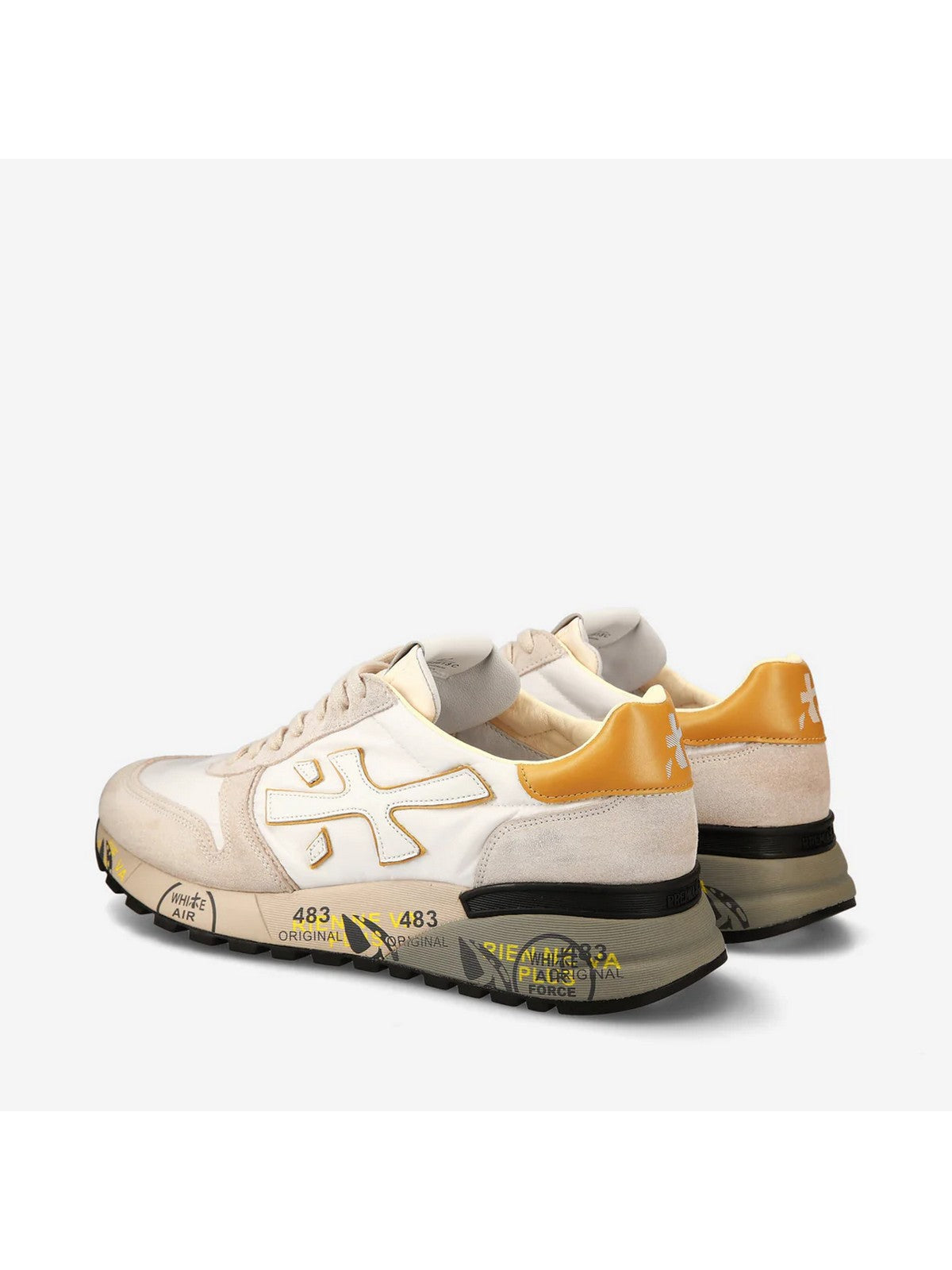 PREMIATA Hommes Sneaker MICK VAR 6613 Blanc