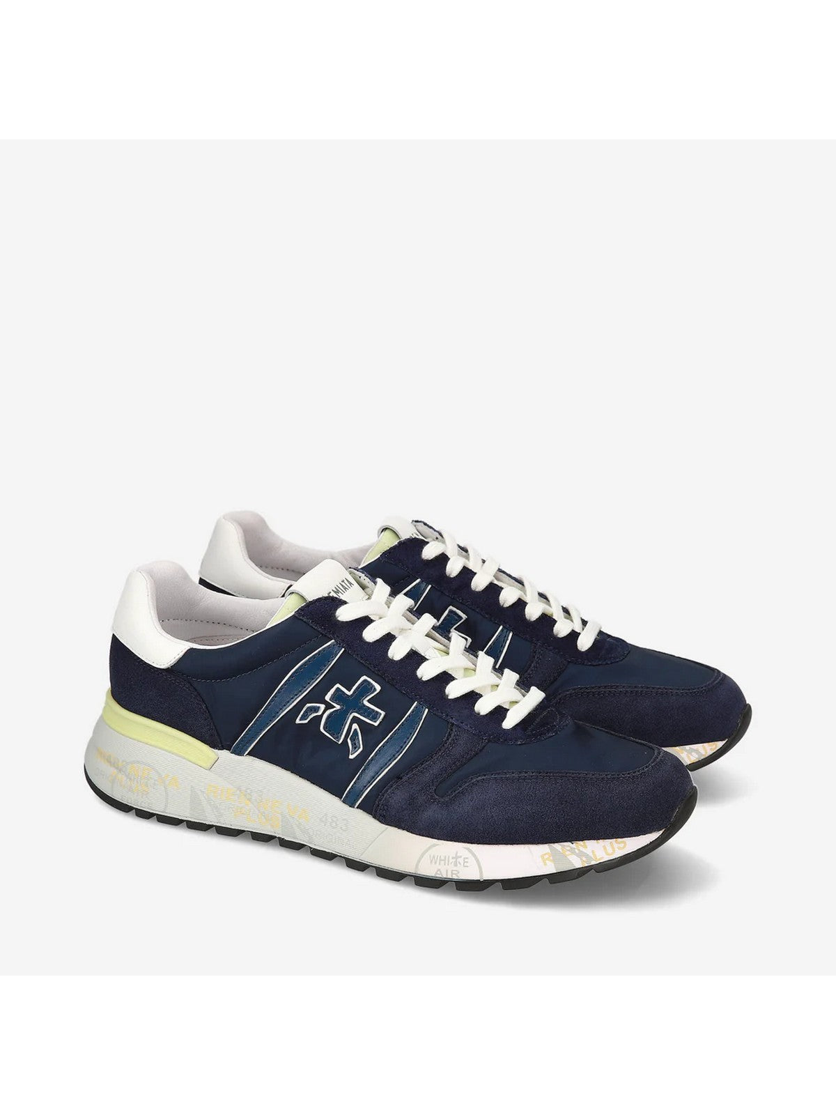 PREMIATA Hommes Sneaker LANDER VAR 6634 Bleu