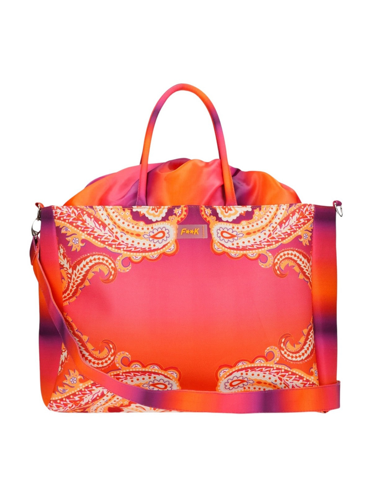 Sac de plage pour dames F**K FK24-A030X25 Orange