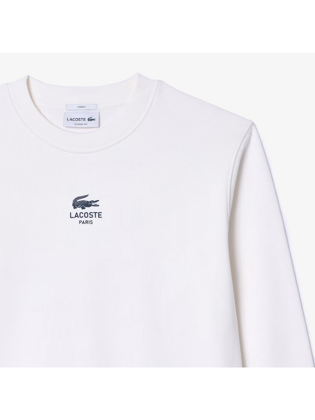 LACOSTE Hommes Sweatshirt SH2736 70V Blanc