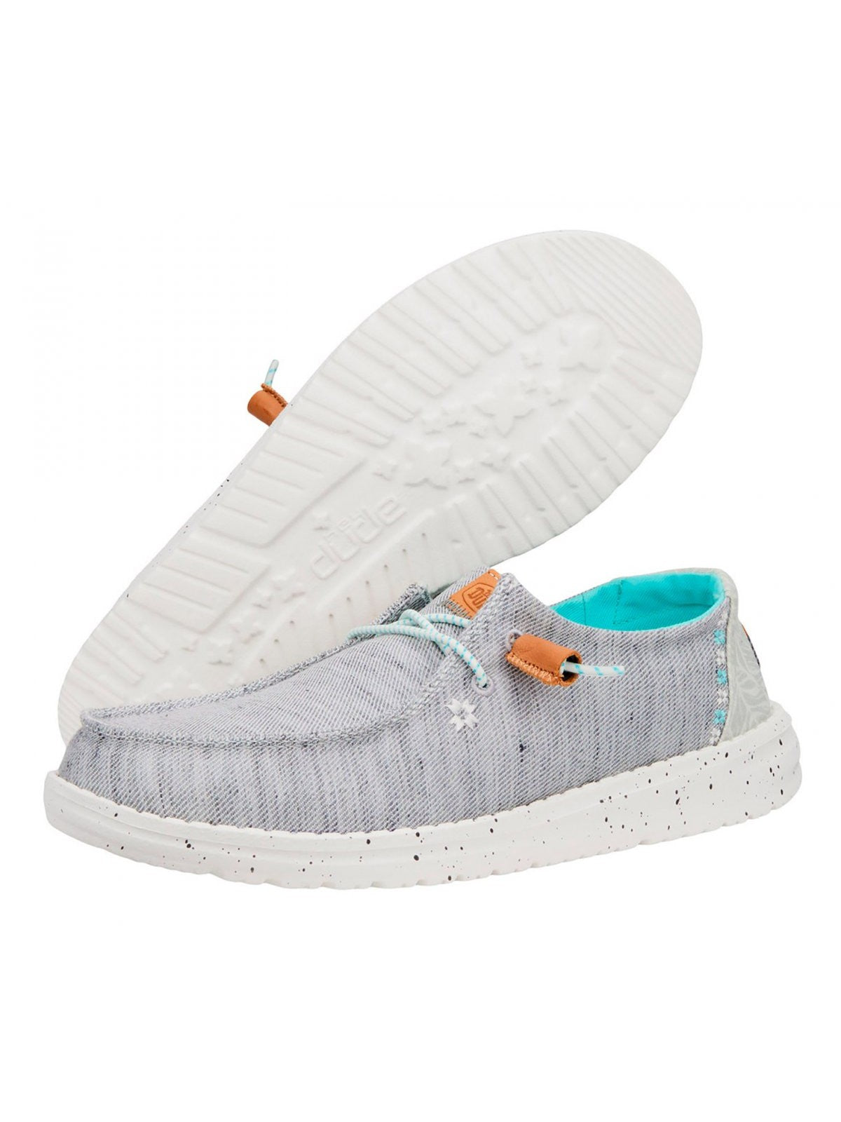 HEY DUDE Mocassin pour femme Wendy Heathered Slub HD.40753 030 Grey