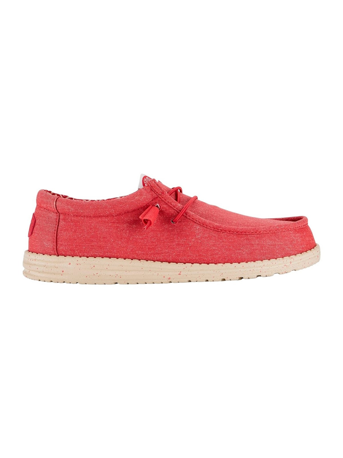 HEY DUDE Mocassin Hommes Wally Canvas HD.40700 6VF Rouge