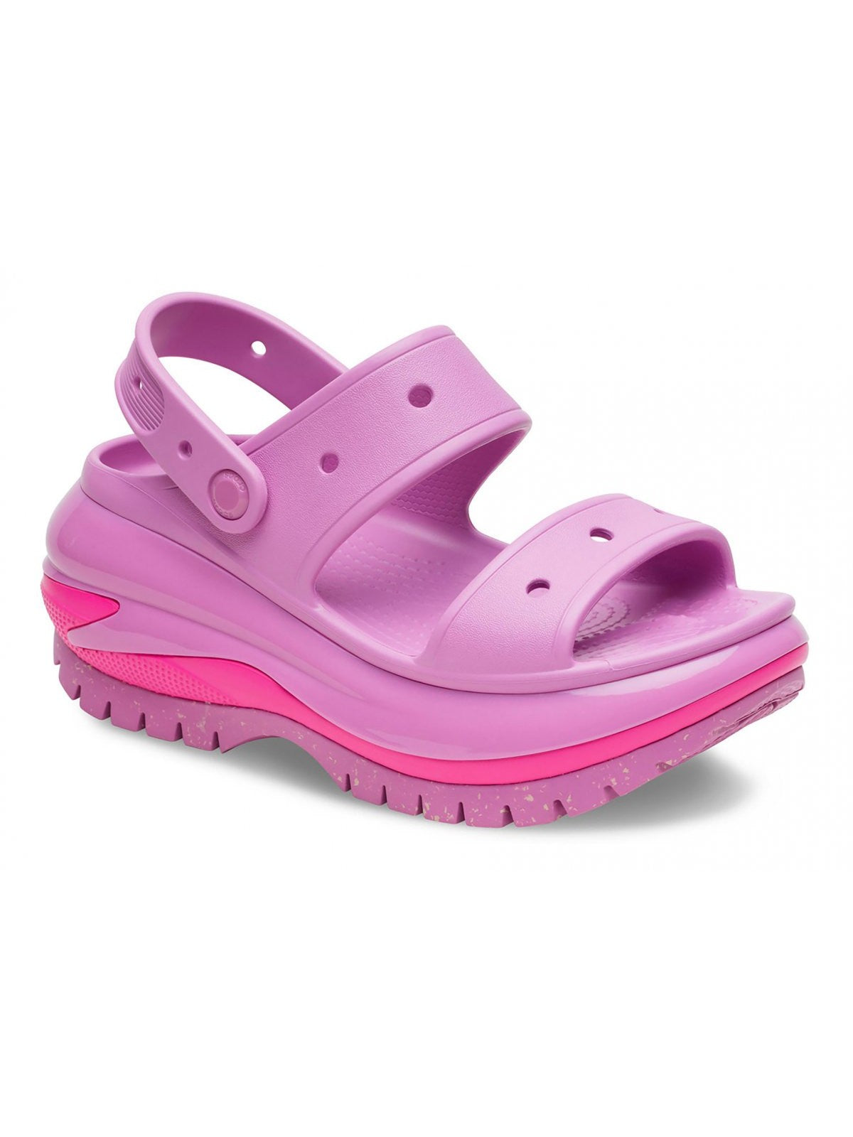 CROCS Classic Mega Crush Sandal W 207989 6WQ Pink pour femme