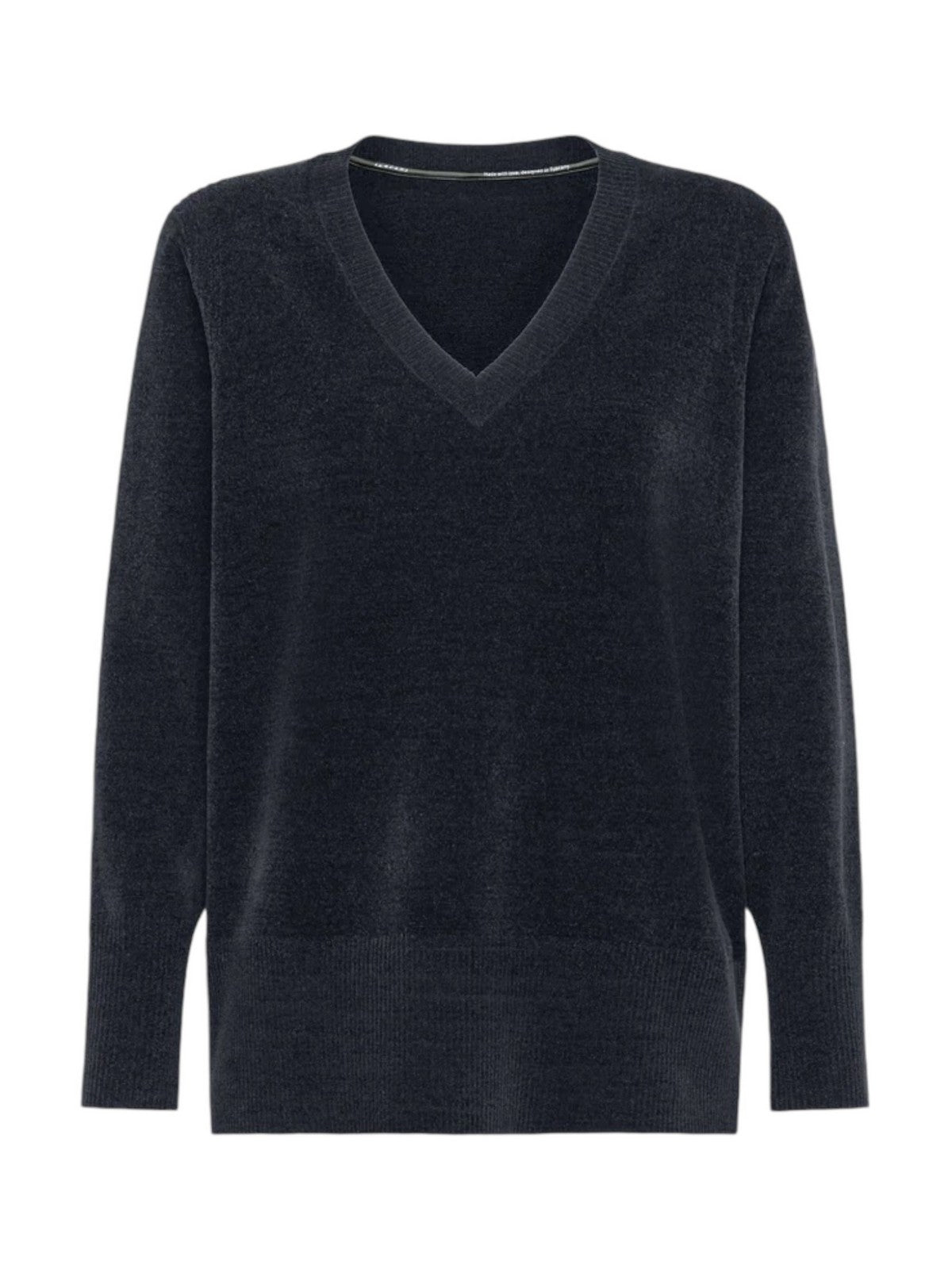 RRD Pull femme VELVET V-NECK WOM KNIT W24634 60 Bleu