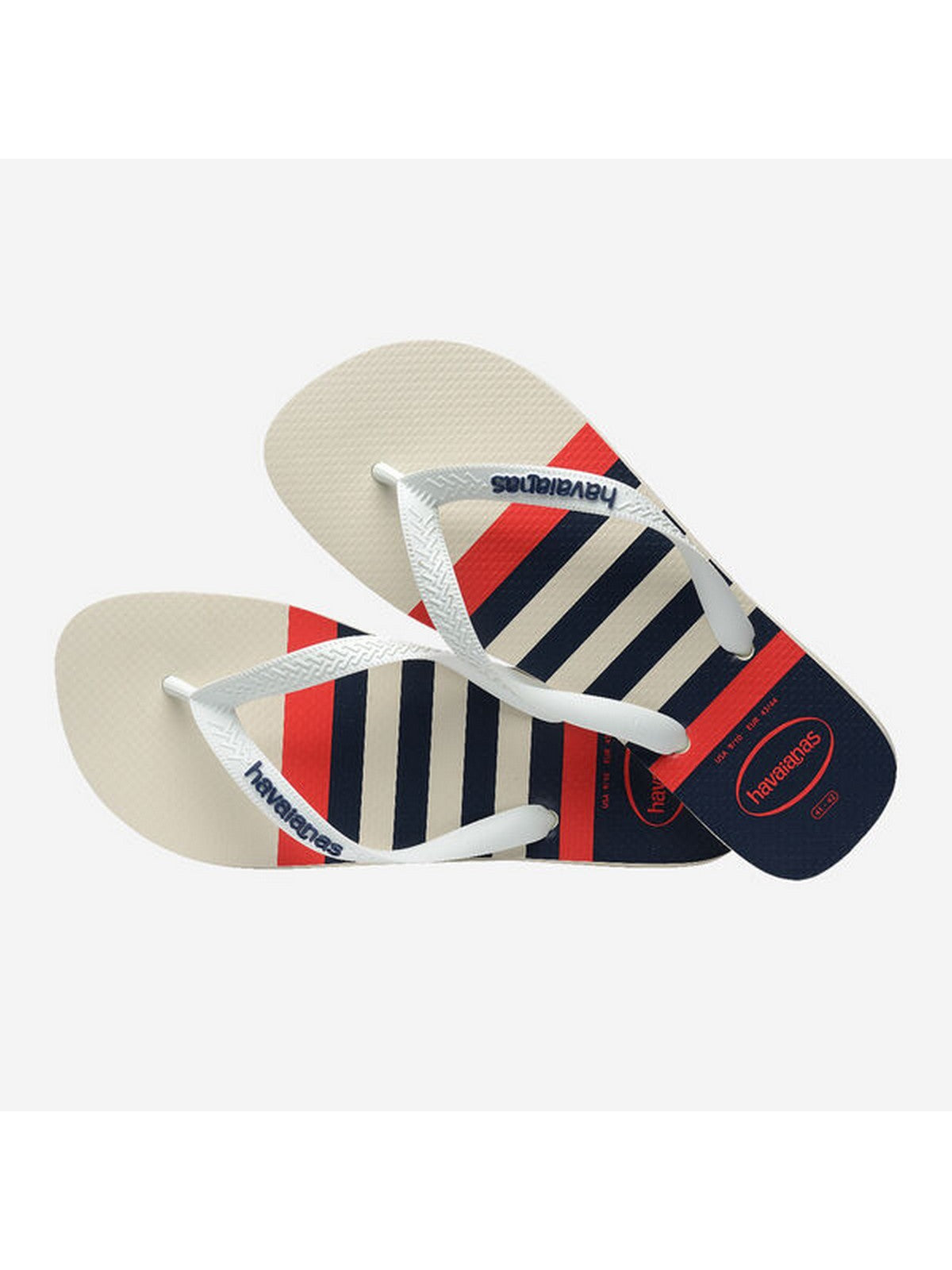 Tongs HAVAIANAS Hommes Hav. Top Nautical 4137126.6349 Blanc