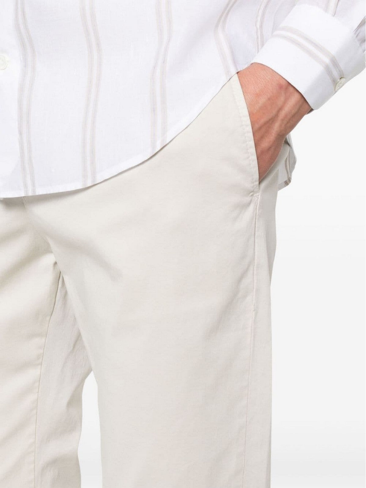 ELEVENTY Hommes Pantalon I70PANE02 TET0G002 01N Blanc