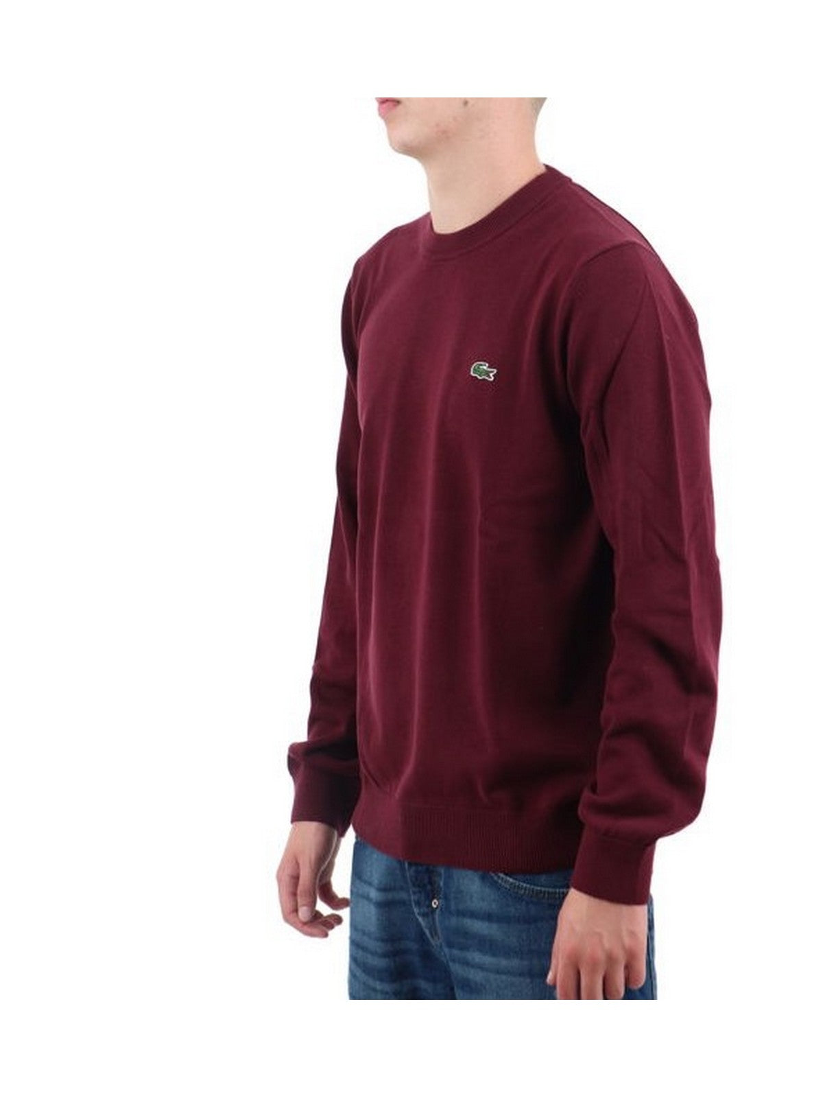 LACOSTE Hommes Pull AH0128 BZD Rouge