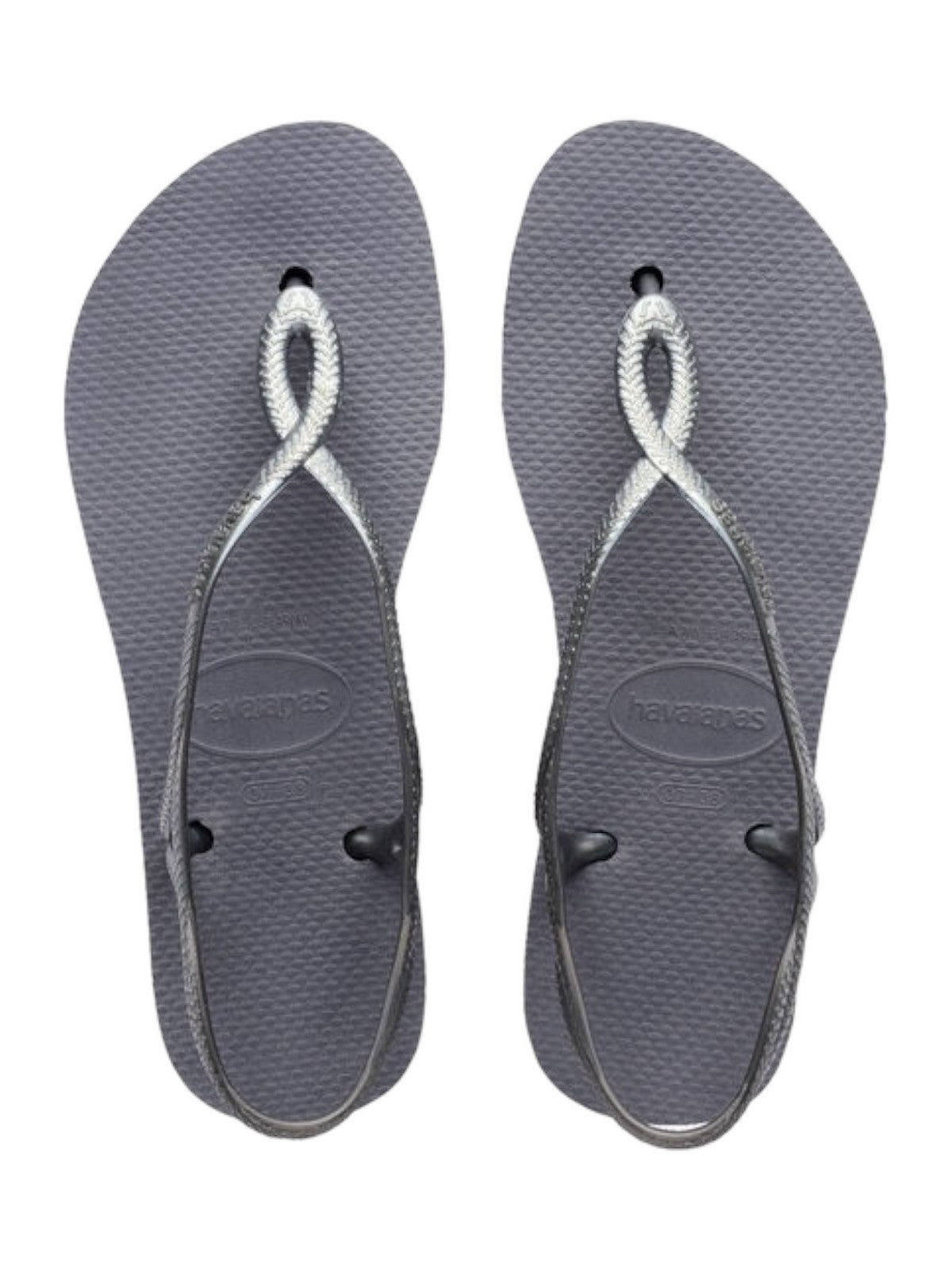 HAVAIANAS Tongs pour femmes Hav. Luna Flatform 4148600.5178 Gris