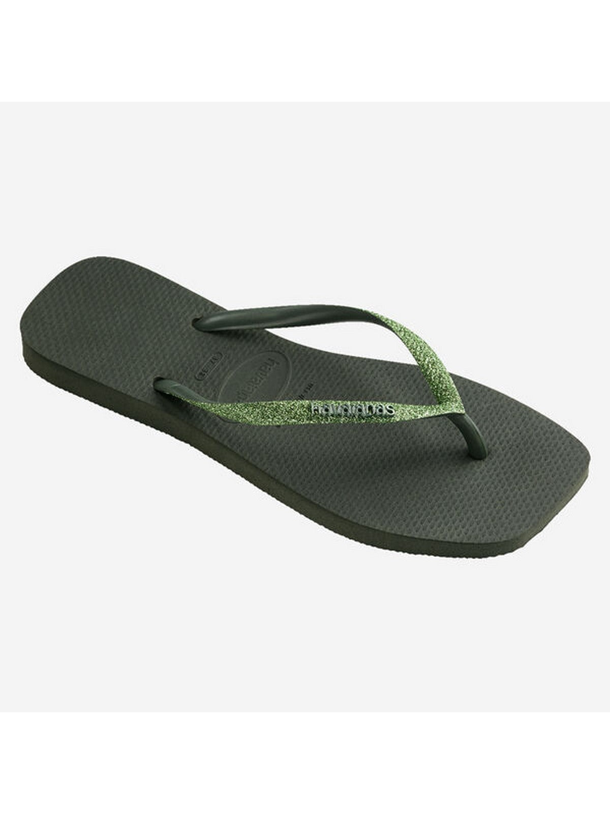 HAVAIANAS Tongs pour femmes Hav. Square glitter 4148102.4896 Vert