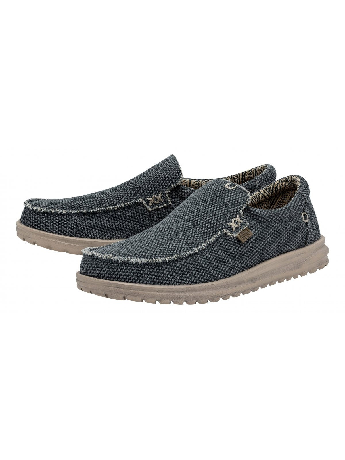 HEY DUDE Mocassin homme Mikka Tressé HD.40124 4NL Bleu