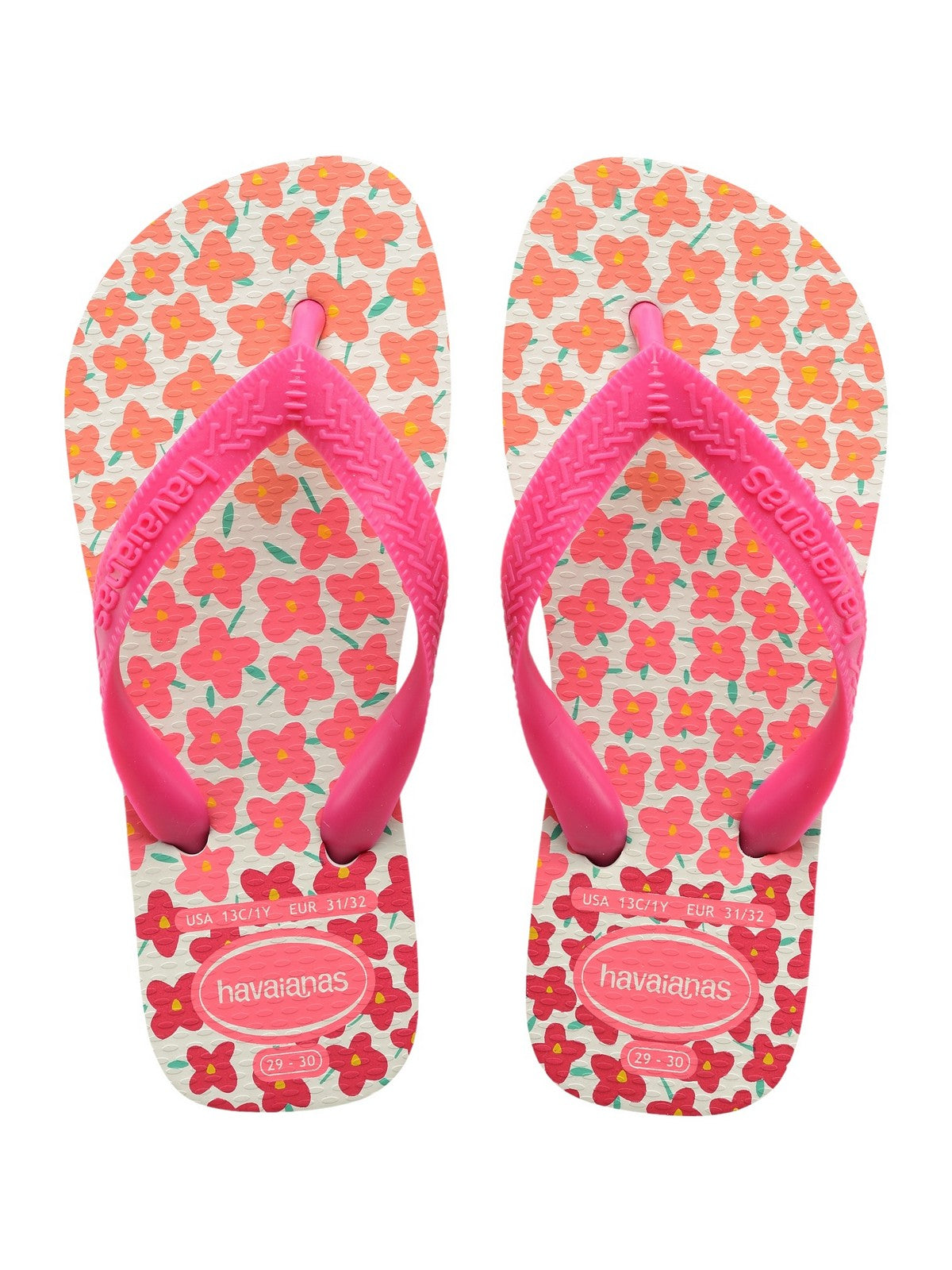 Tongs HAVAIANAS Hav. Kids Flores 4000052.7026 Blanc