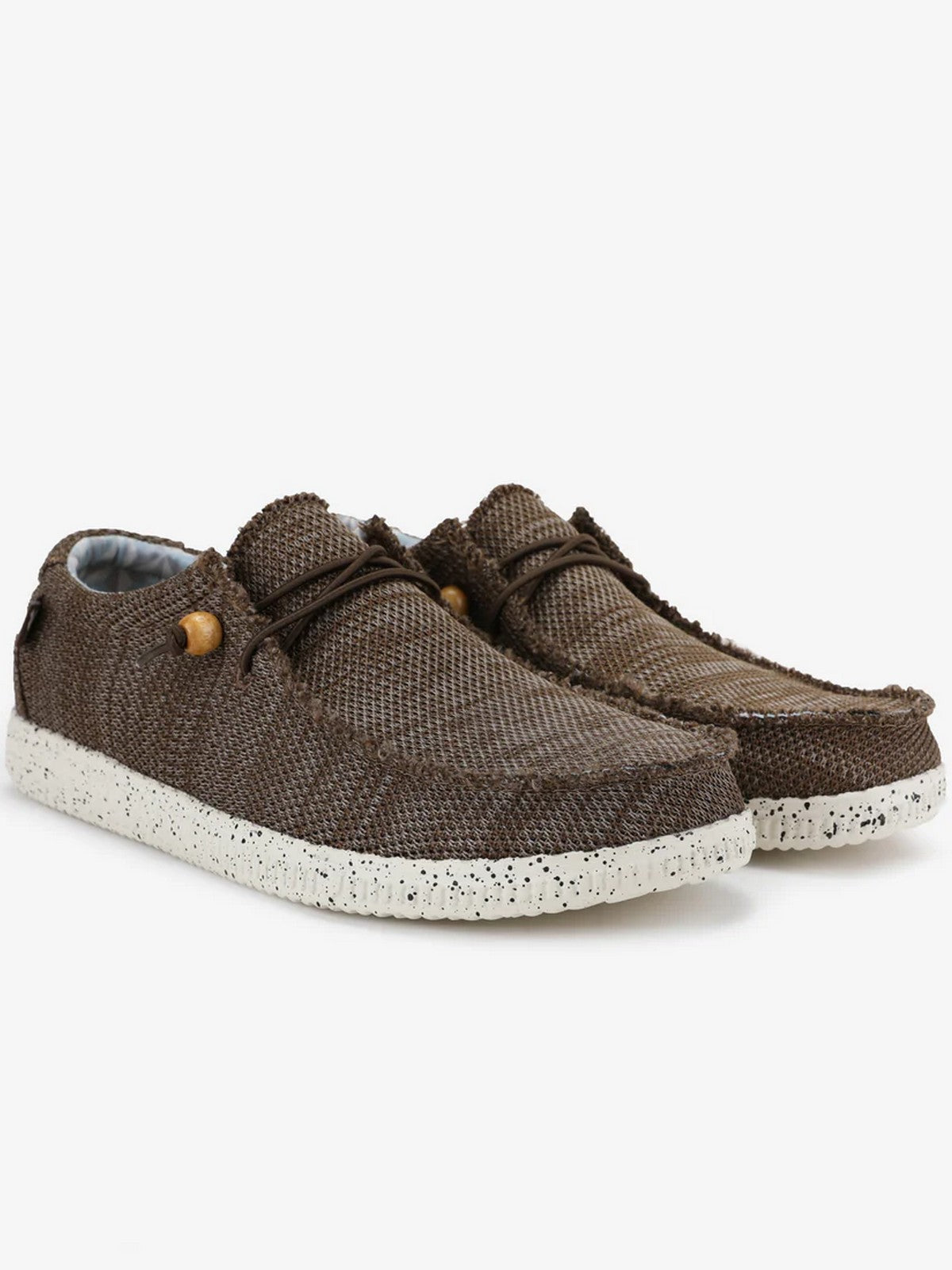 PITAS Mocassin Hommes WP150 W KNITTED TAUPE Marron