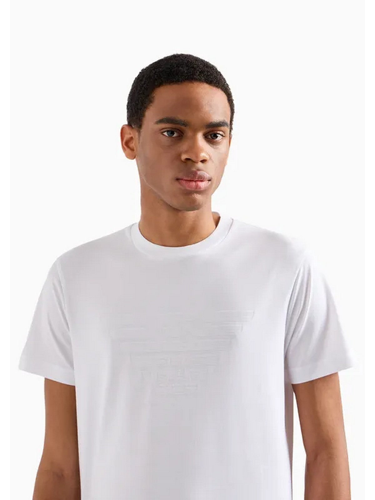 EMPORIO ARMANI Hommes T-Shirt et Polo 8N1TD2 1JGYZ 0147 Blanc