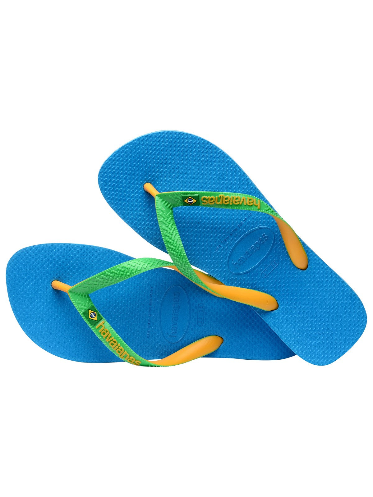 HAVAIANAS Adulte Tongs unisexes Hav. Brasil mix 4123206.1989 Turquoise