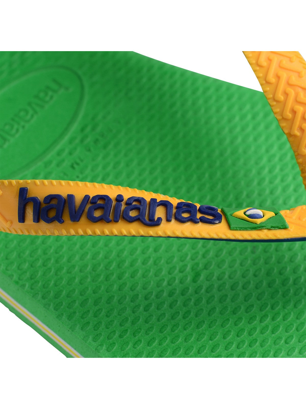 Tongs unisexes adultes HAVAIANAS Hav. Brasil mix 4123206.1985 Vert