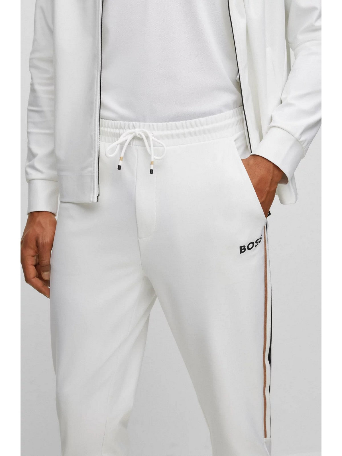 Pantalon HUGO BOSS Hommes 50504553 100 White